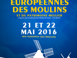 Affiche Journées Européennes Moulins 2016 FDMF
