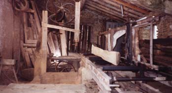 Fig 2 : scierie du moulin (photo de l'auteur)