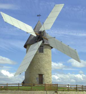 Moulin de Condéon (Charente). Photo association moulin de Condéon.