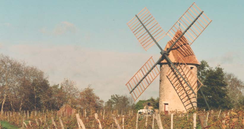 Le moulin de Cussol, novembre 2002 - photo DR