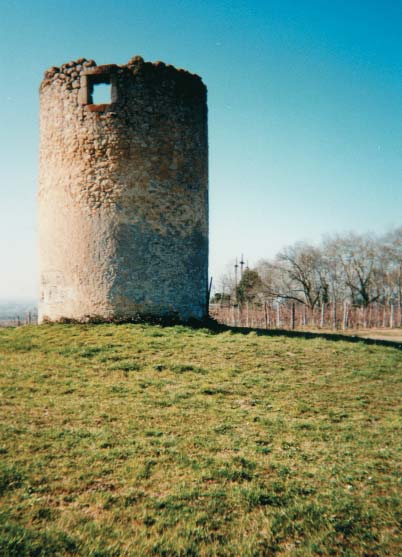 Le moulin de Cussol, 1997 - photo DR