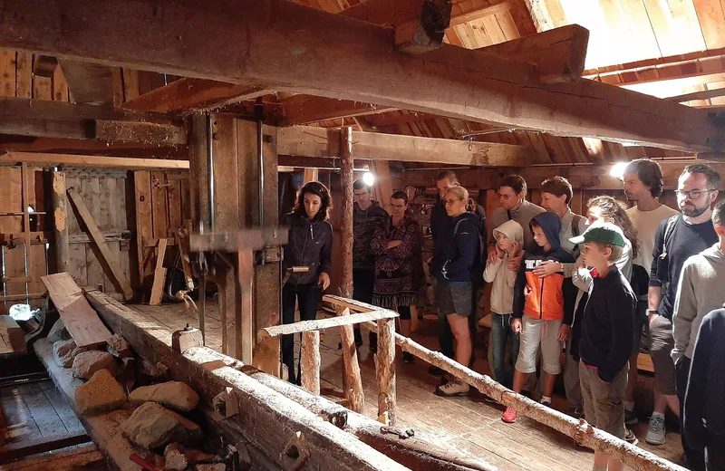 La scierie LEBRE-TRON de Méolans