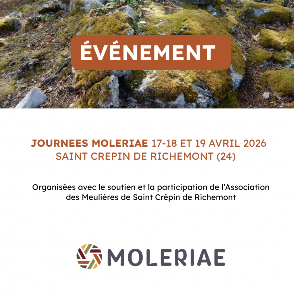 Journées MOLERIAE, du 17 au 19 avril 2026